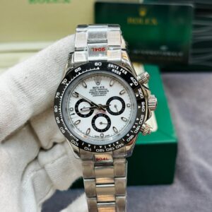 Rolex Daytona Cosmograph – Iconic Luxury Chronograph with White Dial and Black Ceramic Bezel